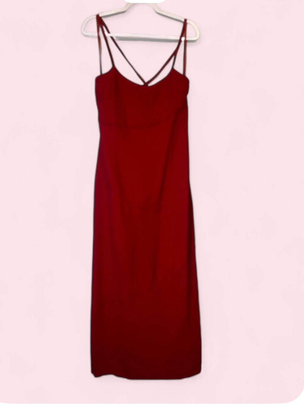 Vintage 90’s Versus By Gianni Versace Scarlett Red Formal Maxi Dress Size 46